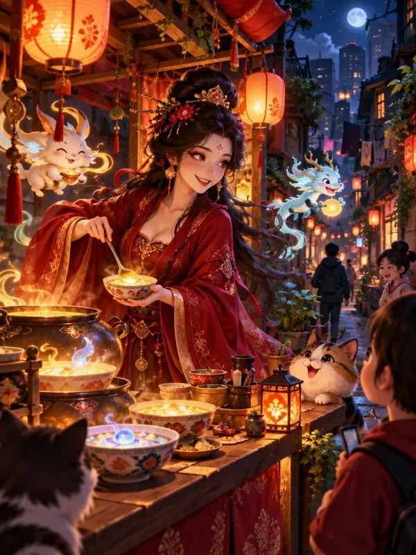 孟婆在城中村摆摊封面